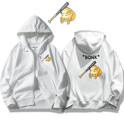 Bonk / Zip Up Hoodie