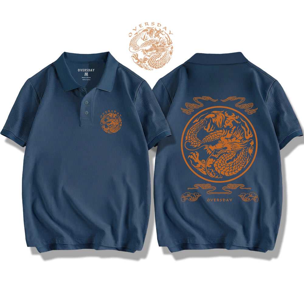 Emperor Dragon Pattern / Polo Shirt