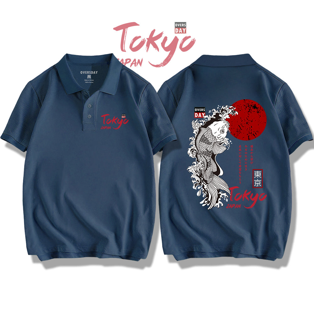 Japanese Koi Fish / Polo Shirt