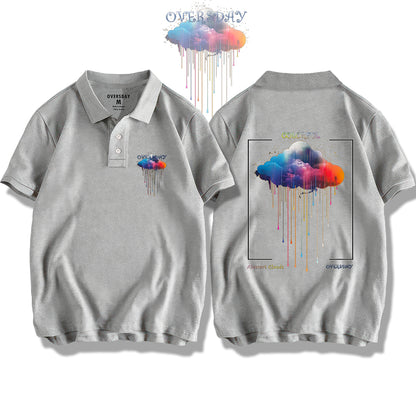 Colorful Abstract Clouds / Polo Shirt