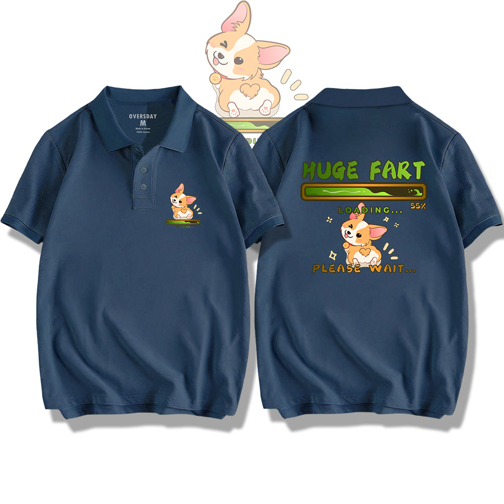 Huge Fart Loading / Polo Shirt