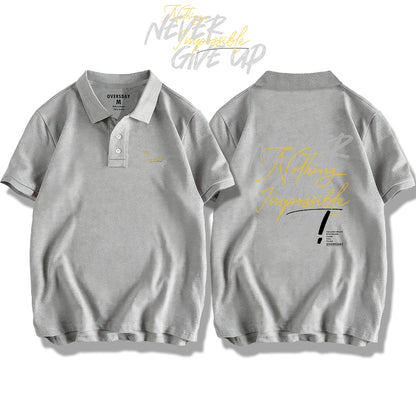 Never Give Up / Polo Shirt