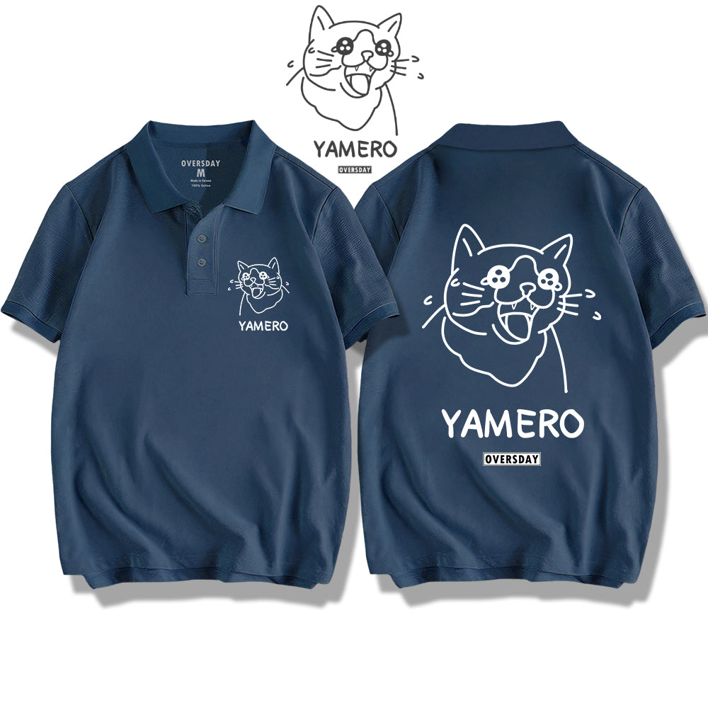 Yamero Cat / Polo Shirt