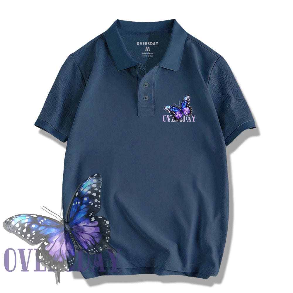 Purple Butterfly Dreams / Polo Shirt