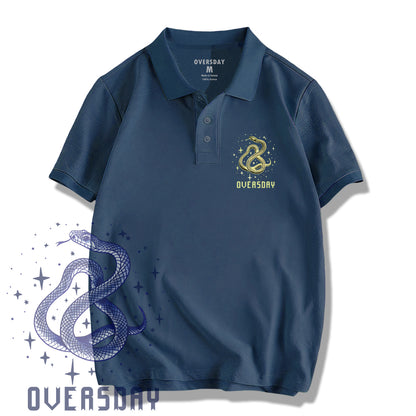 Starlit Serpent Whispers / Polo Shirt