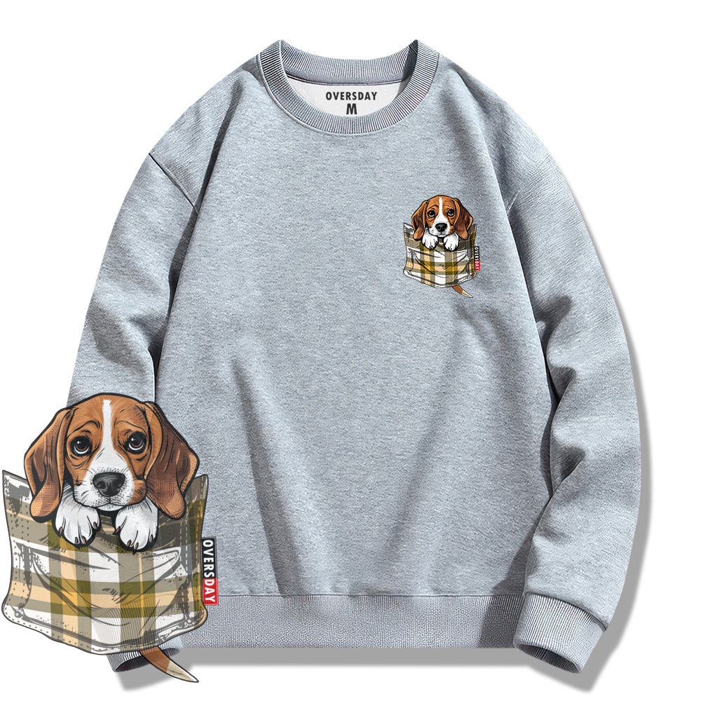 Tartan Pocket Beagle / Sweatshirt