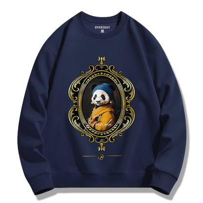 Pearl Earring Panda / Sweatshirt