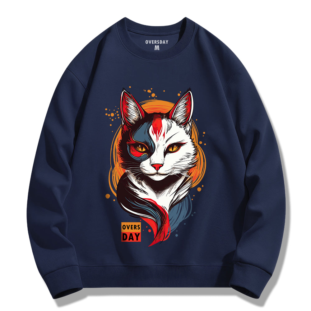 Masked Spirit Cat / Sweatshirt