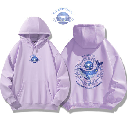 Cosmic Blue Whale / Hoodie