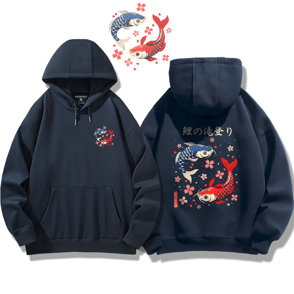 Carp Leaping Over the Dragon Gate / Hoodie