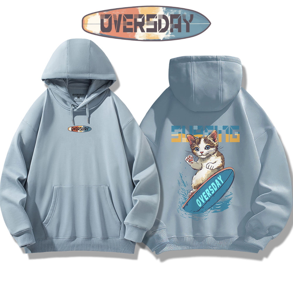 Surfing Cool Cat / Hoodie