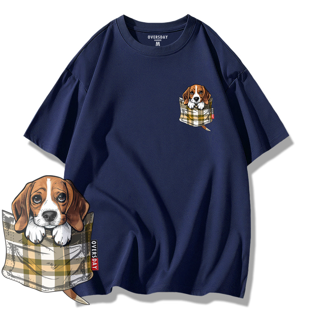 Tartan Pocket Beagle / Loose Tee