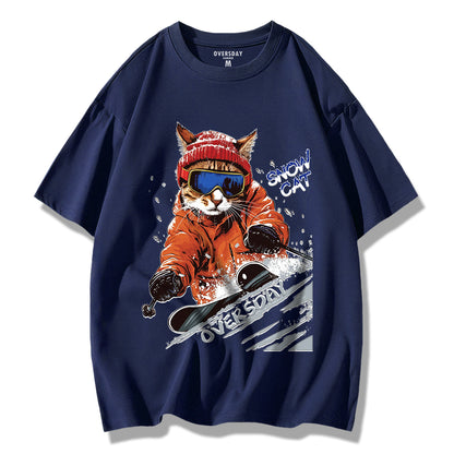 Pro Skier Cat / Loose Tee