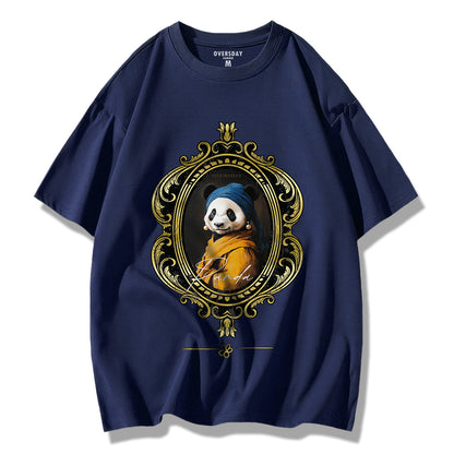 Pearl Earring Panda / Loose Tee