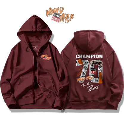 World Style / Zip Up Hoodie