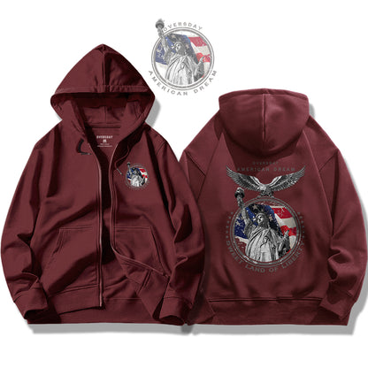 American Dream / Zip Up Hoodie