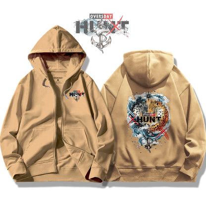 Dual Fury / Zip Up Hoodie