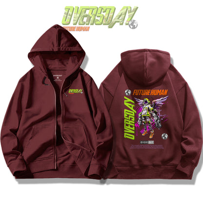 Future Human / Zip Up Hoodie