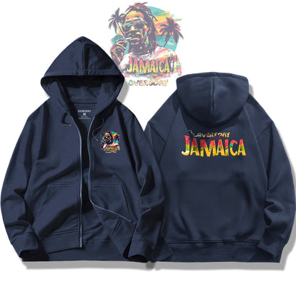 Cool Jamaican / Zip Up Hoodie