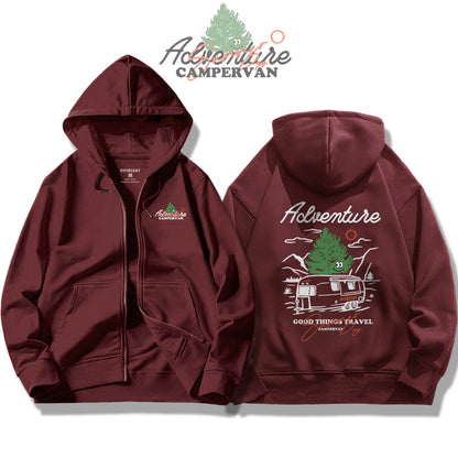 Forest Friend / Zip Up Hoodie