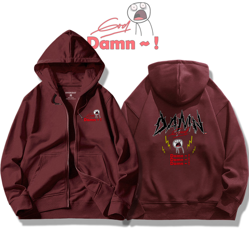 God Damn ! / Zip Up Hoodie