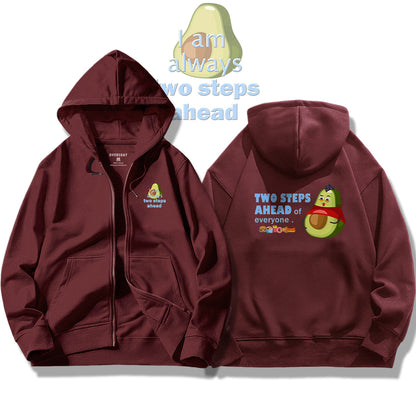 Two Steps Ahead / Zip Up Hoodie