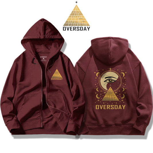 Golden Eye / Zip Up Hoodie