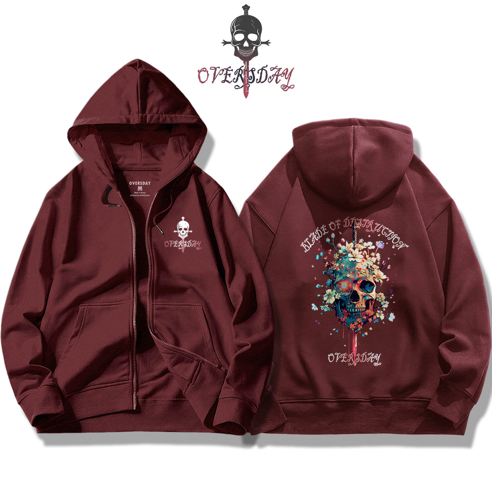 Blade of Destruction / Zip Up Hoodie