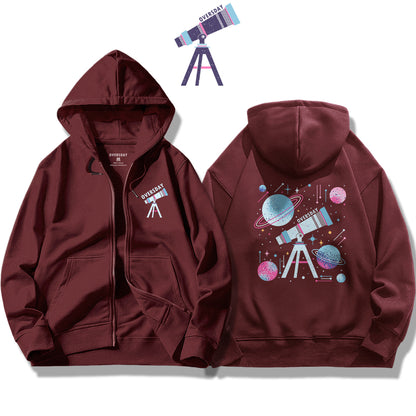 Exploring the Vastness / Zip Up Hoodie