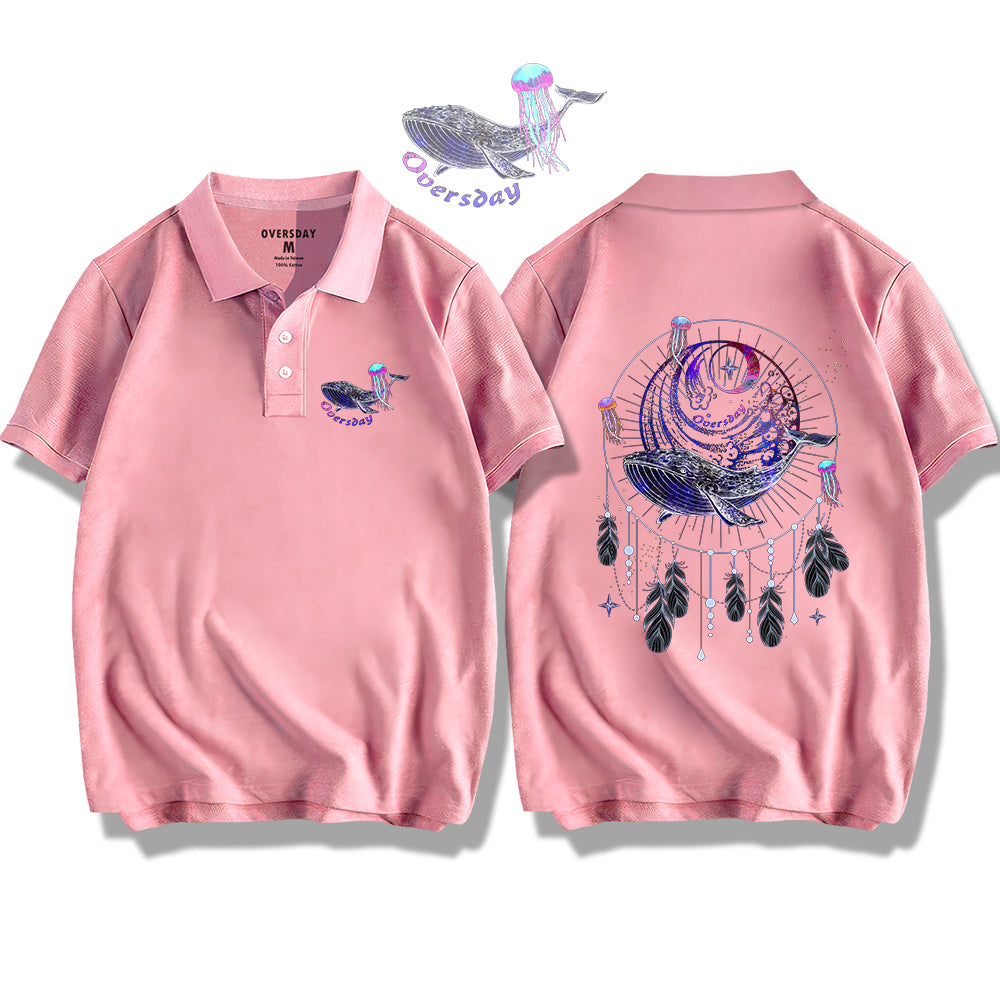 Dream Catcher of Blue Whale / Polo Shirt