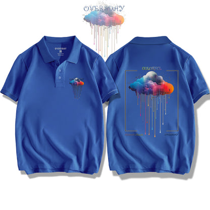 Colorful Abstract Clouds / Polo Shirt