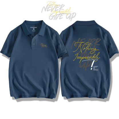 Never Give Up / Polo Shirt