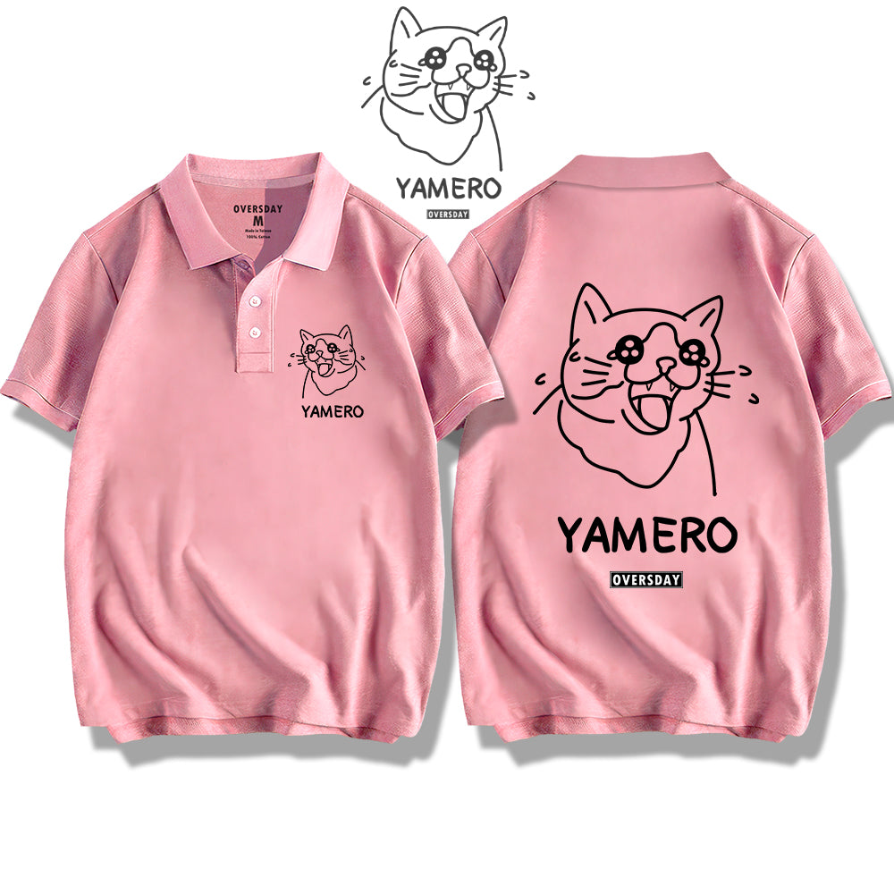 Yamero Cat / Polo Shirt