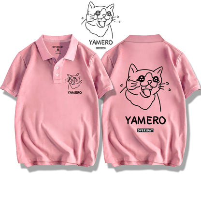 Yamero Cat / Polo Shirt