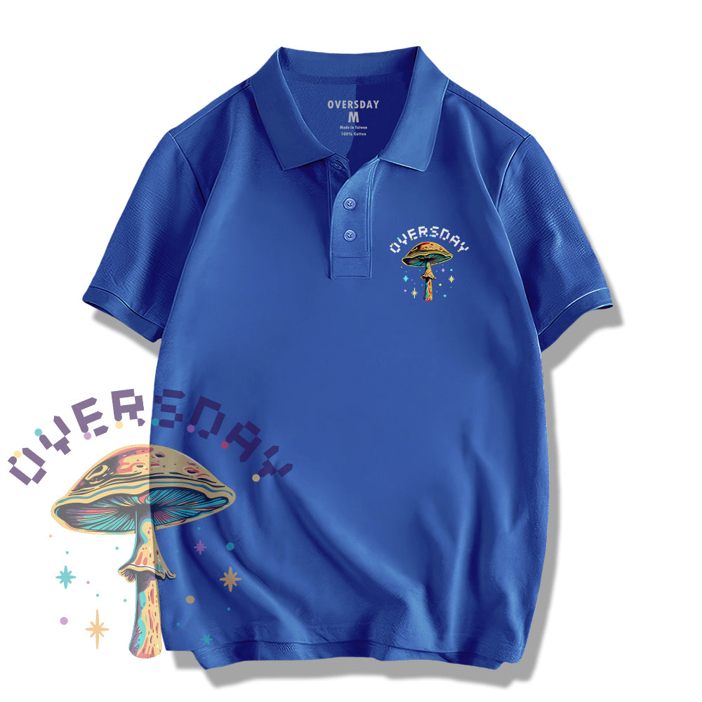 Colorful Dream Mushrooms / Polo Shirt