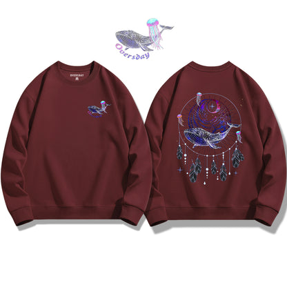 Dream Catcher of Blue Whale / Sweatshirt