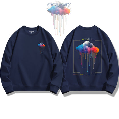 Colorful Abstract Clouds / Sweatshirt