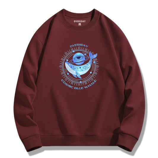 Cosmic Blue Whale / Sweatshirt