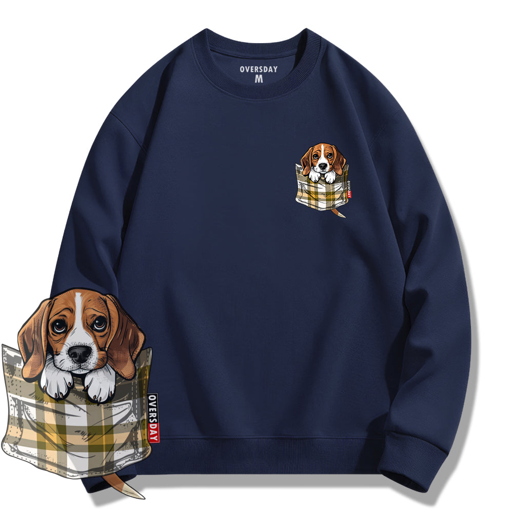 Tartan Pocket Beagle / Sweatshirt