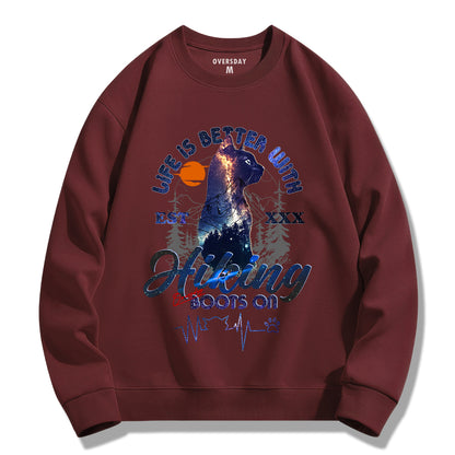 Black Cat Galaxy / Sweatshirt