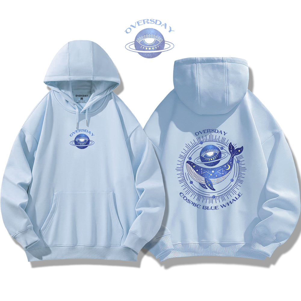 Cosmic Blue Whale / Hoodie