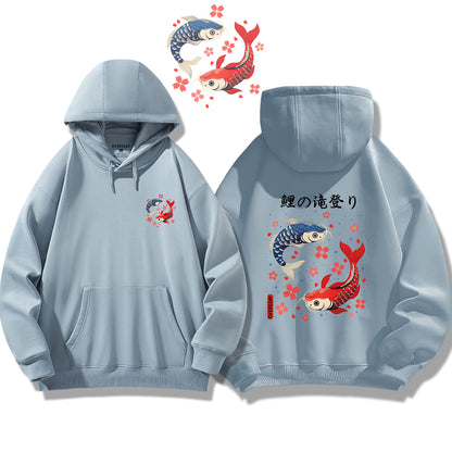 Carp Leaping Over the Dragon Gate / Hoodie