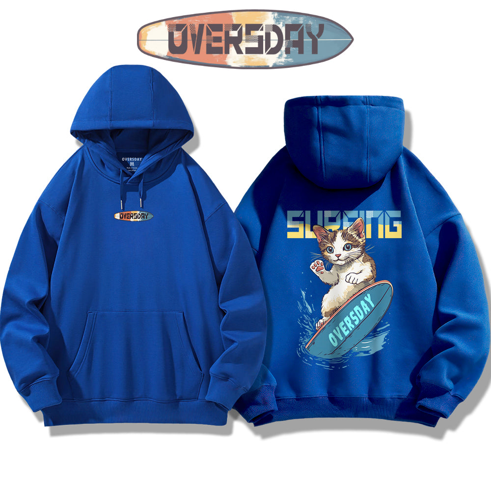 Surfing Cool Cat / Hoodie