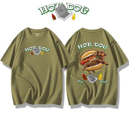 Flying Hot Dog / Loose Tee