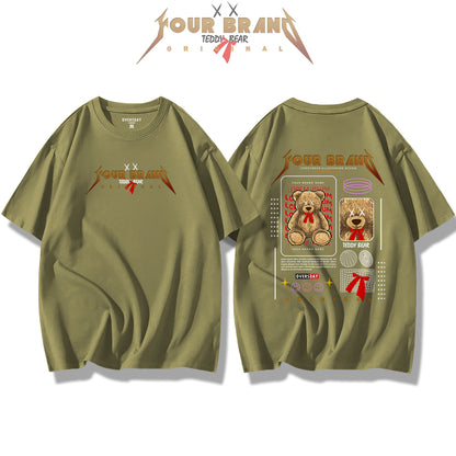 Playful Ribbon Bear / Loose Tee