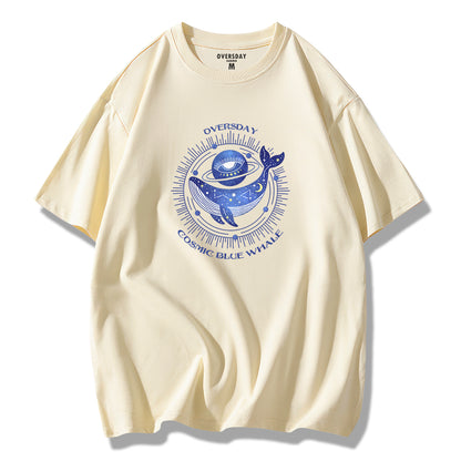 Cosmic Blue Whale / Loose Tee