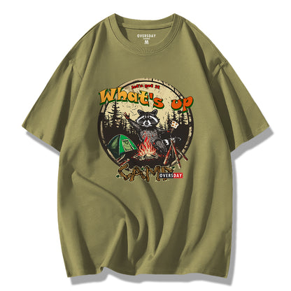 Forest Camping Raccoon / Loose Tee