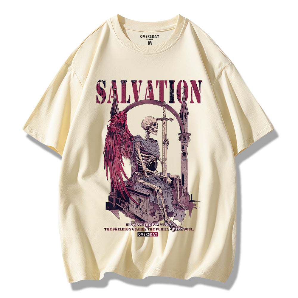 Crimson Wing Salvation / Loose Tee