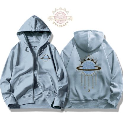 Exploding Planet / Zip Up Hoodie