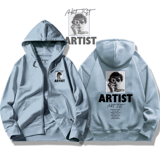 Selfie Artist / Zip Up Hoodie